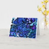 Abstract Color Study 77, Card Kaart (Gele Bloem)