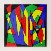 Abstract Colorful Art Mixed Legpuzzel (Horizontaal)