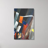 Abstract Colorful Cityscape Canvas Afdruk (Voorkant)