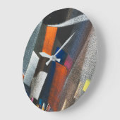 Abstract Colorful Cityscape Grote Klok (Hoek)