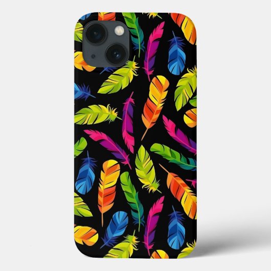 Abstract colorful feather explosion Case-Mate iPhone case (Achterkant)