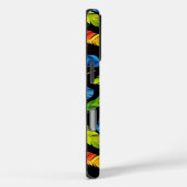 Abstract colorful feather explosion Case-Mate iPhone case (Achterkant / Rechts)