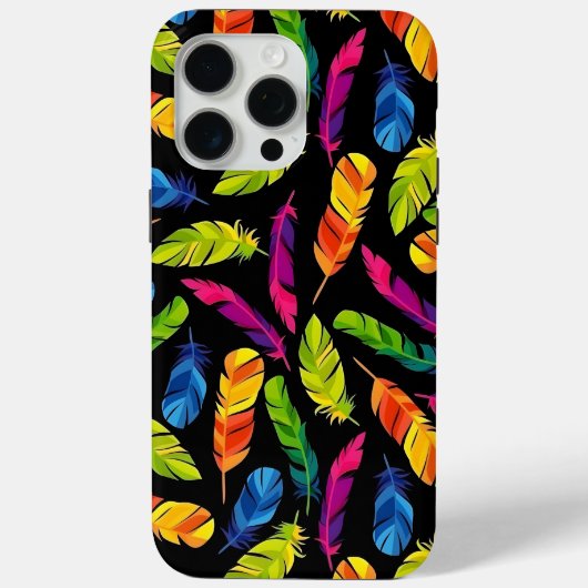 Abstract colorful feather explosion Case-Mate iPhone case (Achterkant)