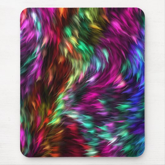 Abstract Colorful Fur Background-24605 Muismat (Voorkant)
