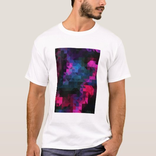 Abstract Colorful Geometrical Art T-shirt (Voorkant)