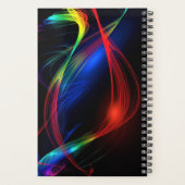 Abstract Colorful Lights Planer Planner (Achterkant)