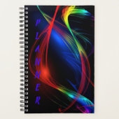 Abstract Colorful Lights Planer Planner (Voorkant)