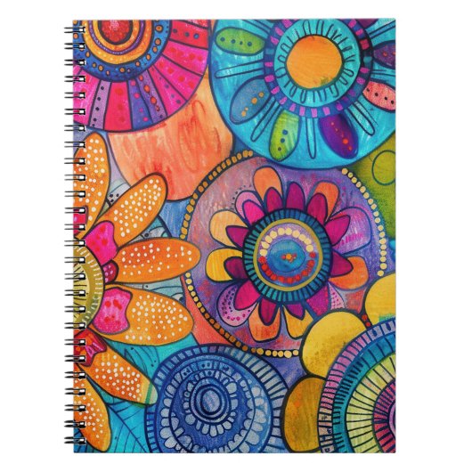 Abstract colorful Notebook Notitieboek (Voorkant)