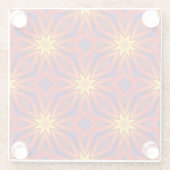 Abstract Colorful Pattern Glazen Onderzetter (Achterkant)