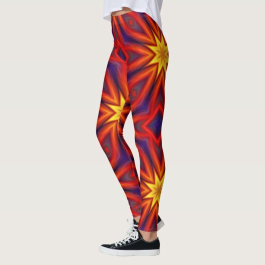 Abstract Colorful Pattern Leggings (Links)