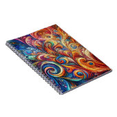 Abstract Colorful Pattern Notitieboek (Rechterzijde)