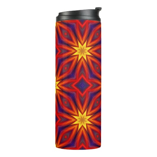 Abstract Colorful Pattern Thermosbeker (Gedraaid links)