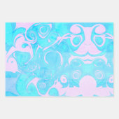 Abstract colorful swirls  inpakpapier vel (Voorkant 2)