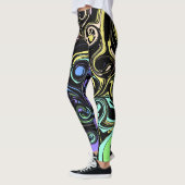 Abstract colorful swirls  leggings (Links)