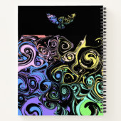 Abstract colorful swirls  notitieboek (Achterkant)
