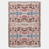 Abstract colors mug deken (Voorkant Verticaal)