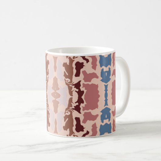 Abstract colors mug  koffiemok (Voorkant rechts)