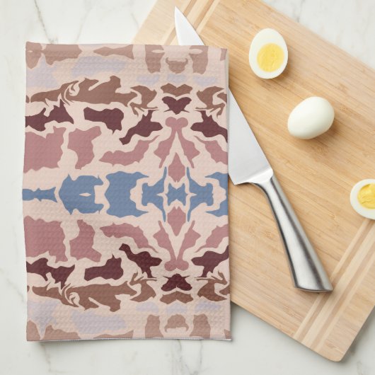 Abstract colors mug theedoek (Quarter Fold)