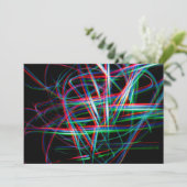 Abstract colourful light streaks (Staand voorkant)