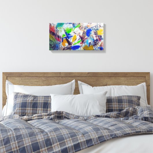 Abstract Colours Canvas (Insitu (Slaapkamer))