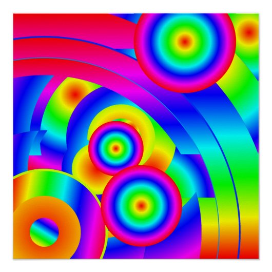 Abstract Comet Poster (Voorkant)