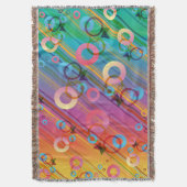 Abstract Composition Deken (Voorkant Verticaal)