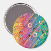 Abstract Composition Magneet (Voorkant / Achterkant)