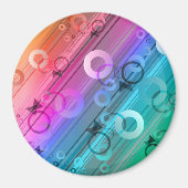 Abstract Composition Magneet (Voorkant)