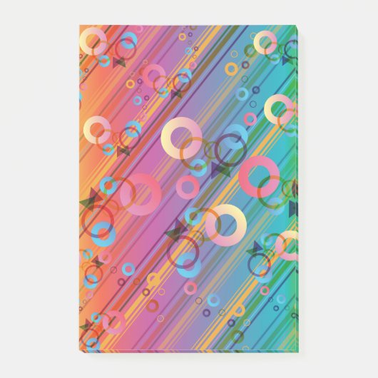 Abstract Composition Post-it® Notes (Voorkant)