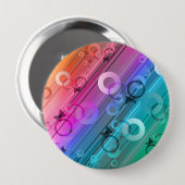 Abstract Composition Ronde Button 4,0 Cm (Voorkant /achterkant)
