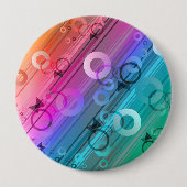 Abstract Composition Ronde Button 4,0 Cm (Voorkant)