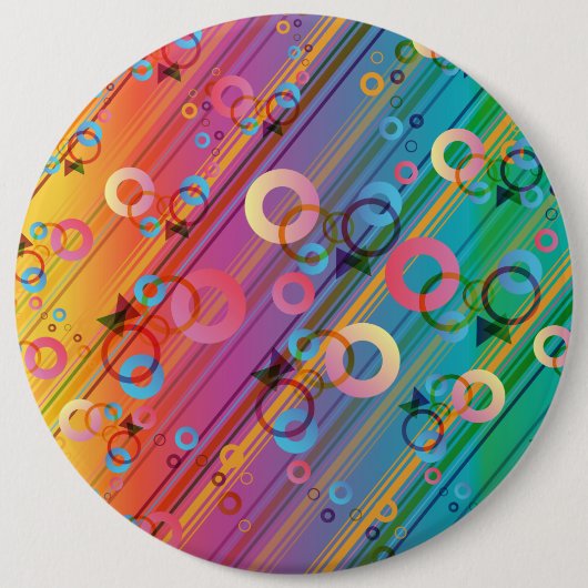 Abstract Composition Ronde Button 6,0 Cm (Voorkant)