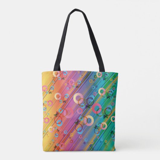Abstract Composition Tote Bag (Achterkant)