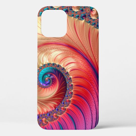 Abstract Computer genereerde Fractal-ontwerp. Een  Case-Mate iPhone Case (Achterkant)