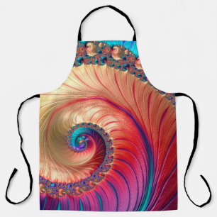 Abstract Computer genereerde Fractal-ontwerp. Een Schort