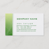 Abstract computerVisitekaartje Modern Hi-Tech Visitekaartje (Achterkant)