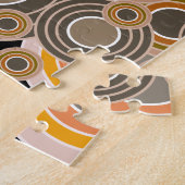 Abstract Concentric Circles Patroon Legpuzzel (Zijkant)