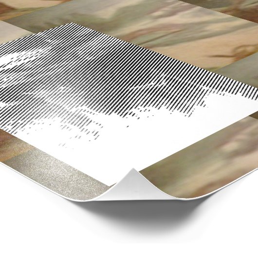 Abstract Concert Foto Afdruk (Hoek)