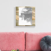 Abstract Concert Houten Wandkunst Canvas Afdruk (Insitu (Woonkamer))