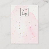 Abstract Confetti Blush Stud Veroorbaar Logo beeld Visitekaartje (Voorkant)