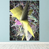 Abstract Contemporary Painting  Canvas Afdruk (Insitu (Houten vloer))
