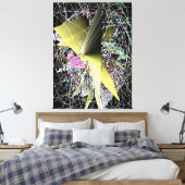 Abstract Contemporary Painting  Canvas Afdruk (Insitu (Slaapkamer))