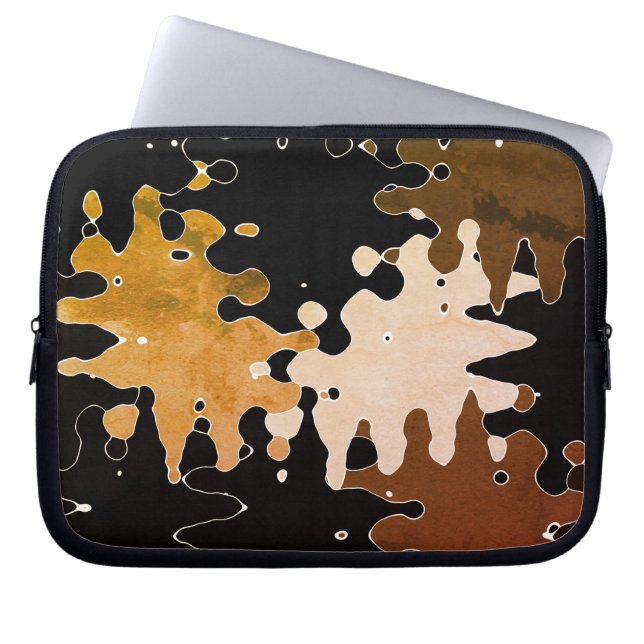 ABSTRACT COOL Rustic-patroon Laptop Sleeve (Voorkant)