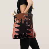 ABSTRACT COOL Rustic-patroon Tote Bag (Dichtbij)