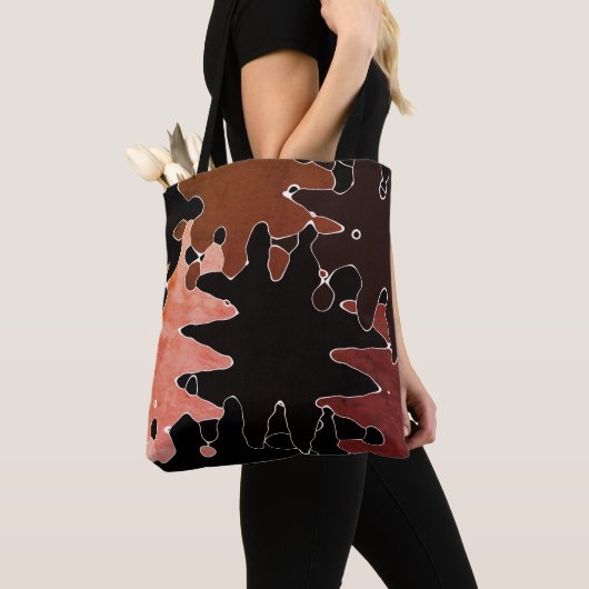ABSTRACT COOL Rustic-patroon Tote Bag (Dichtbij)