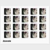 Abstract Cool See No Evil Vierkante Sticker (Vel)