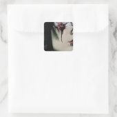 Abstract Cool See No Evil Vierkante Sticker (Tas)