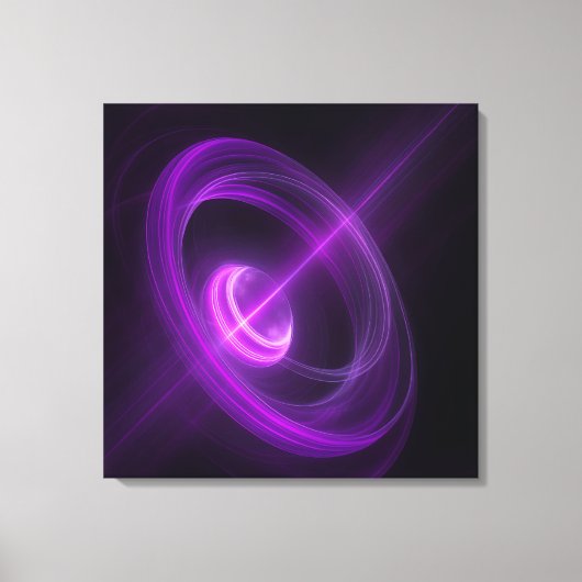 Abstract Cosmic Light Canvas Wall Art (Voorkant)