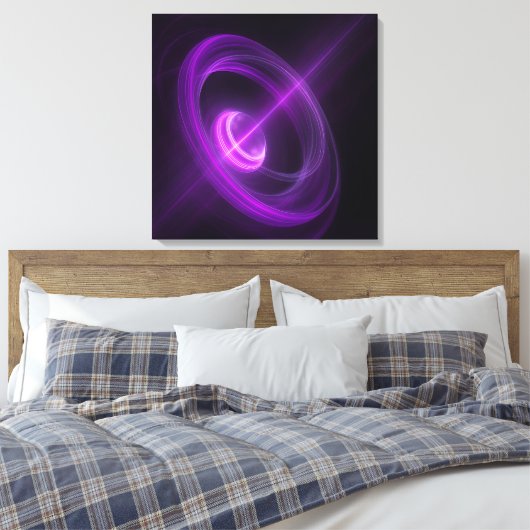 Abstract Cosmic Light Canvas Wall Art (Insitu (Slaapkamer))