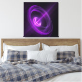 Abstract Cosmic Light Canvas Wall Art Afdruk (Insitu (Slaapkamer))